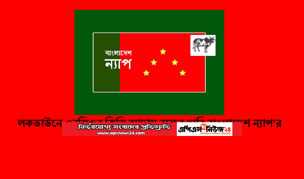 লকডাউনে এনজিওর কিস্তি আদায় বন্ধের দাবি বাংলাদেশ ন্যাপ’র